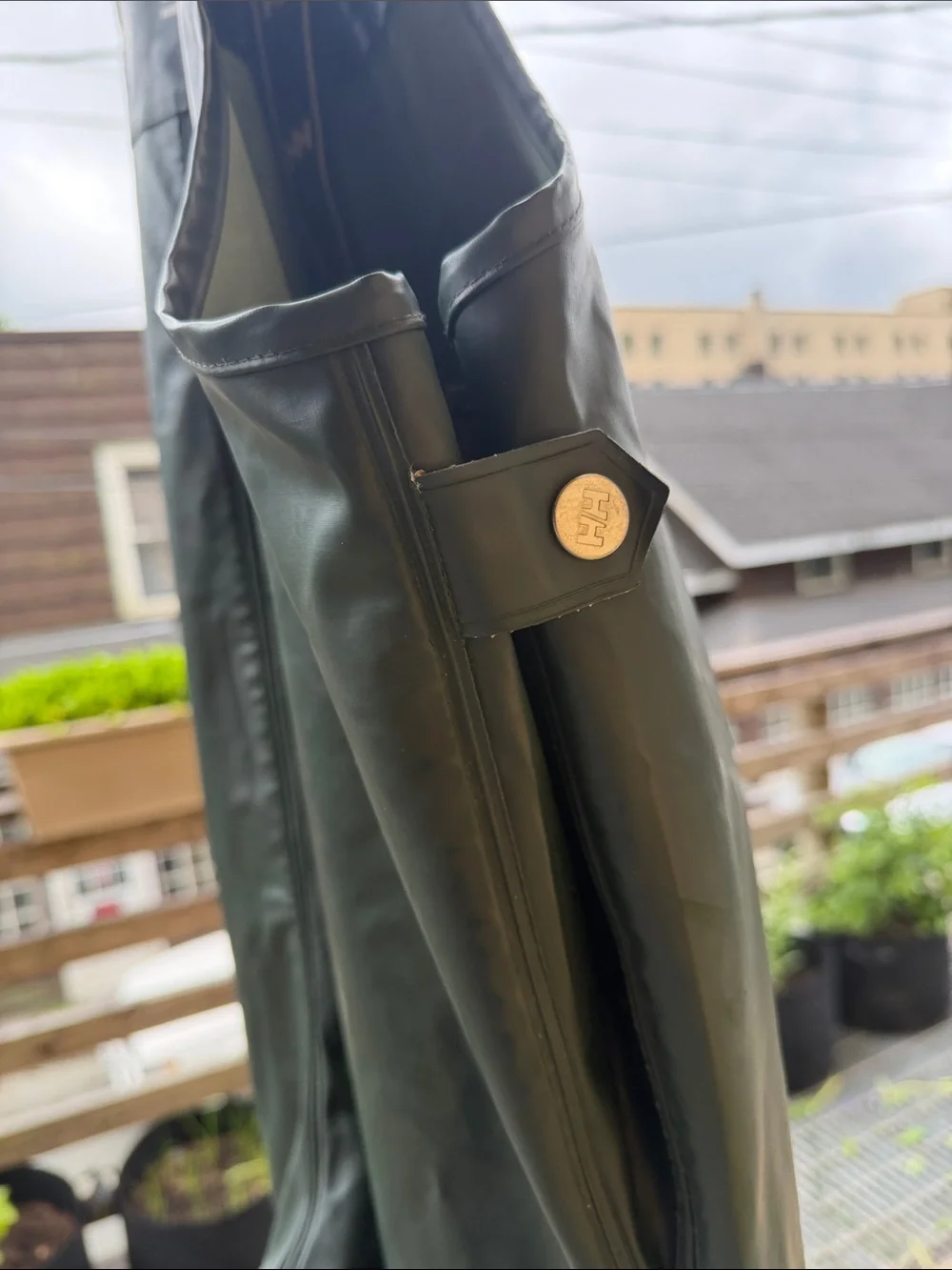 Helly Hansen HH Workwear PVC Waterproof Fishing Bib Overalls XL Green